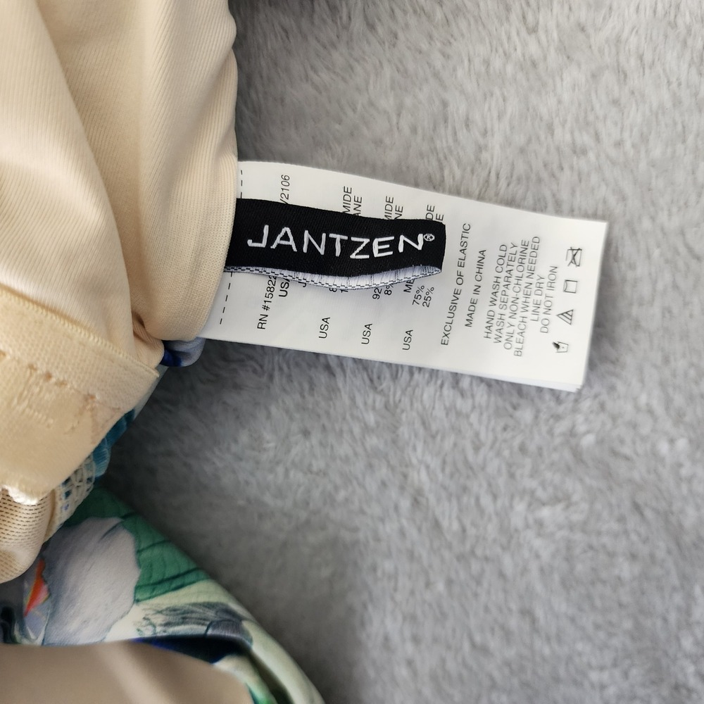 Jantzen Swimsuit Womens Size 26W Tummy Control One Piece Tropical Floral NWT - Picture 6 of 8